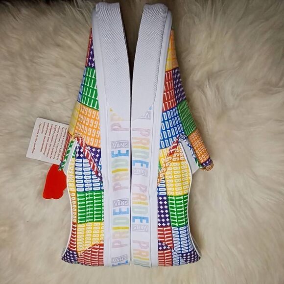 Vans NWT Unisex Pride Classic Slip-On Multicolor Sneakers Size M 11.5 W 13 - Picture 3 of 7